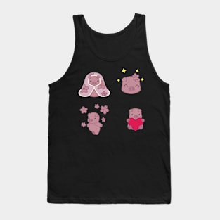 Pleasantly Plump Piggy Sticker Pack Tank Top